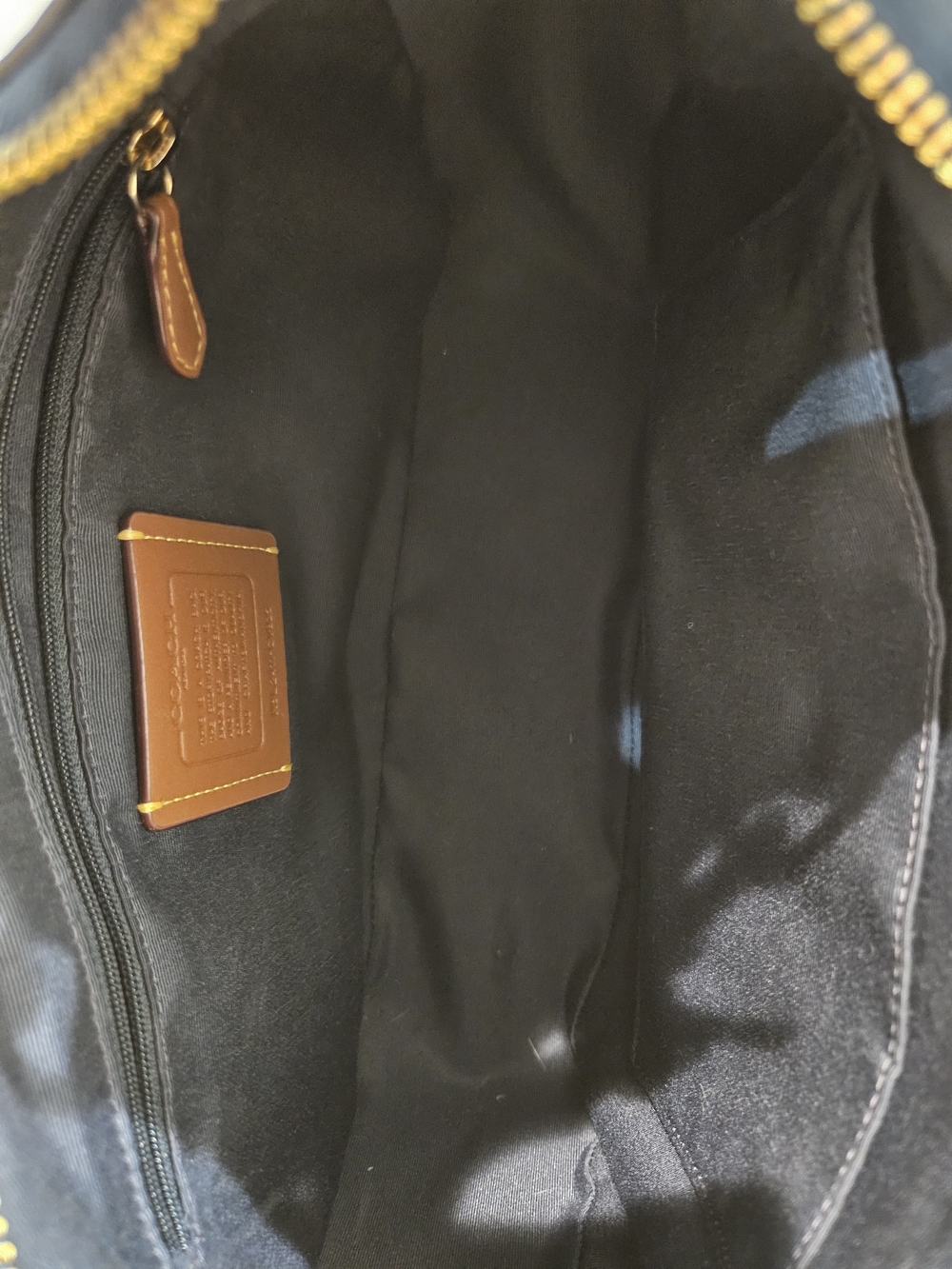 Coach Teri Hobo Bag in Pacific Bright Mineral w/ Gold Hardware - Picture 11 of 12